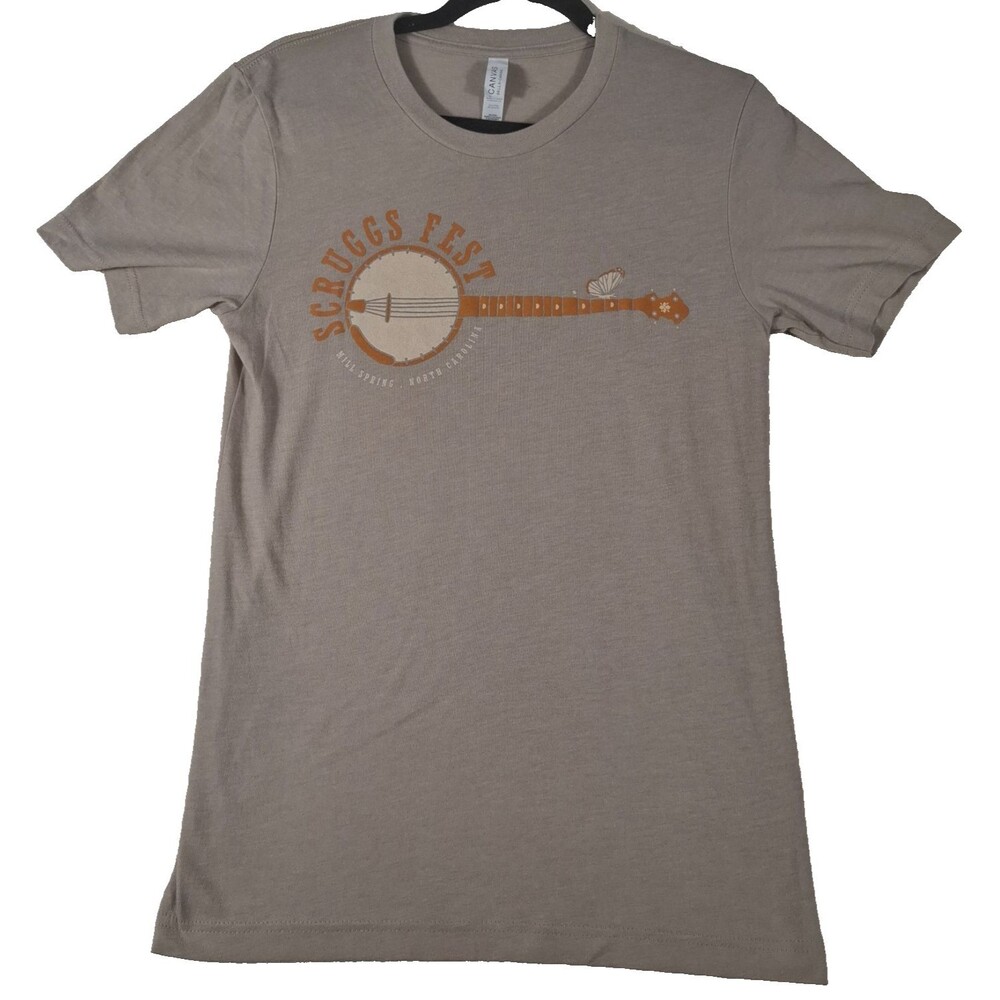 Earl Scruggs "Scruggs Fest" Mill Spring NC Banjo w/Butterfly T-Shirt-Men's SZ S